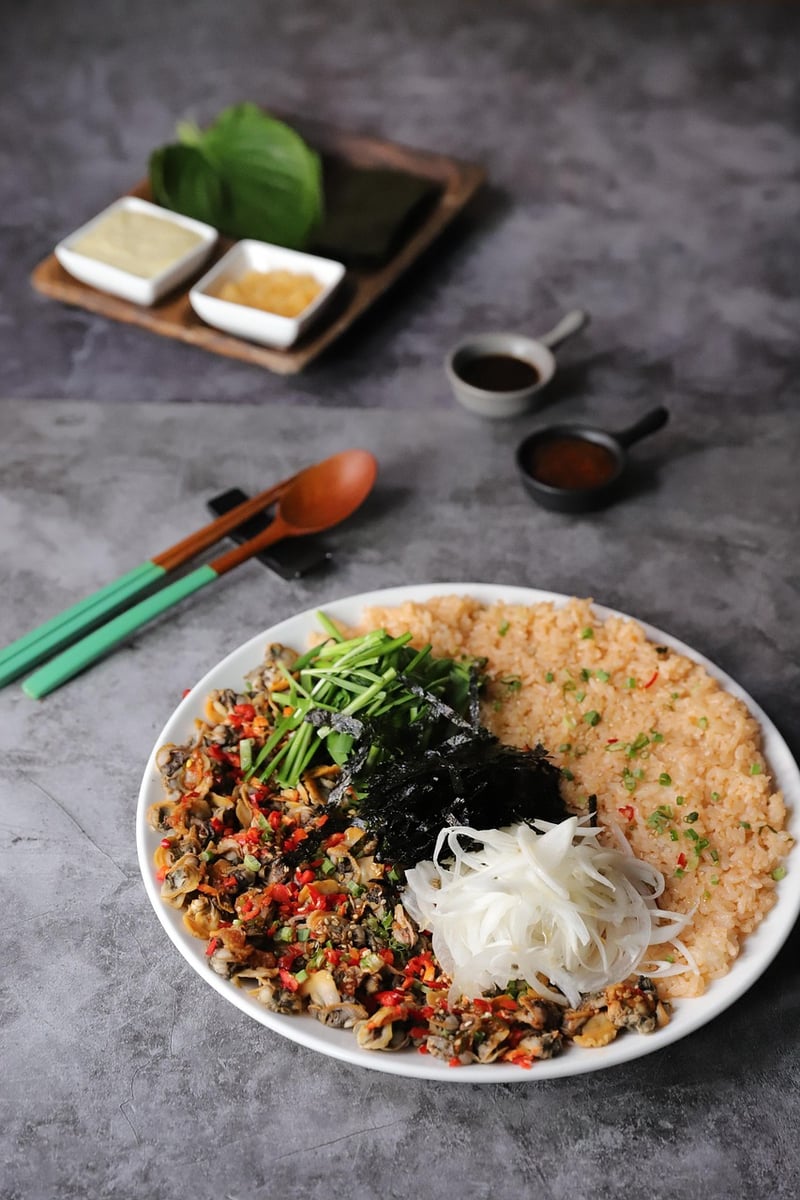 Bibimbap dish